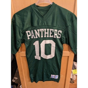 Vintage Champion New York Jets Panthers‎ Football Jersey Youth S 80's